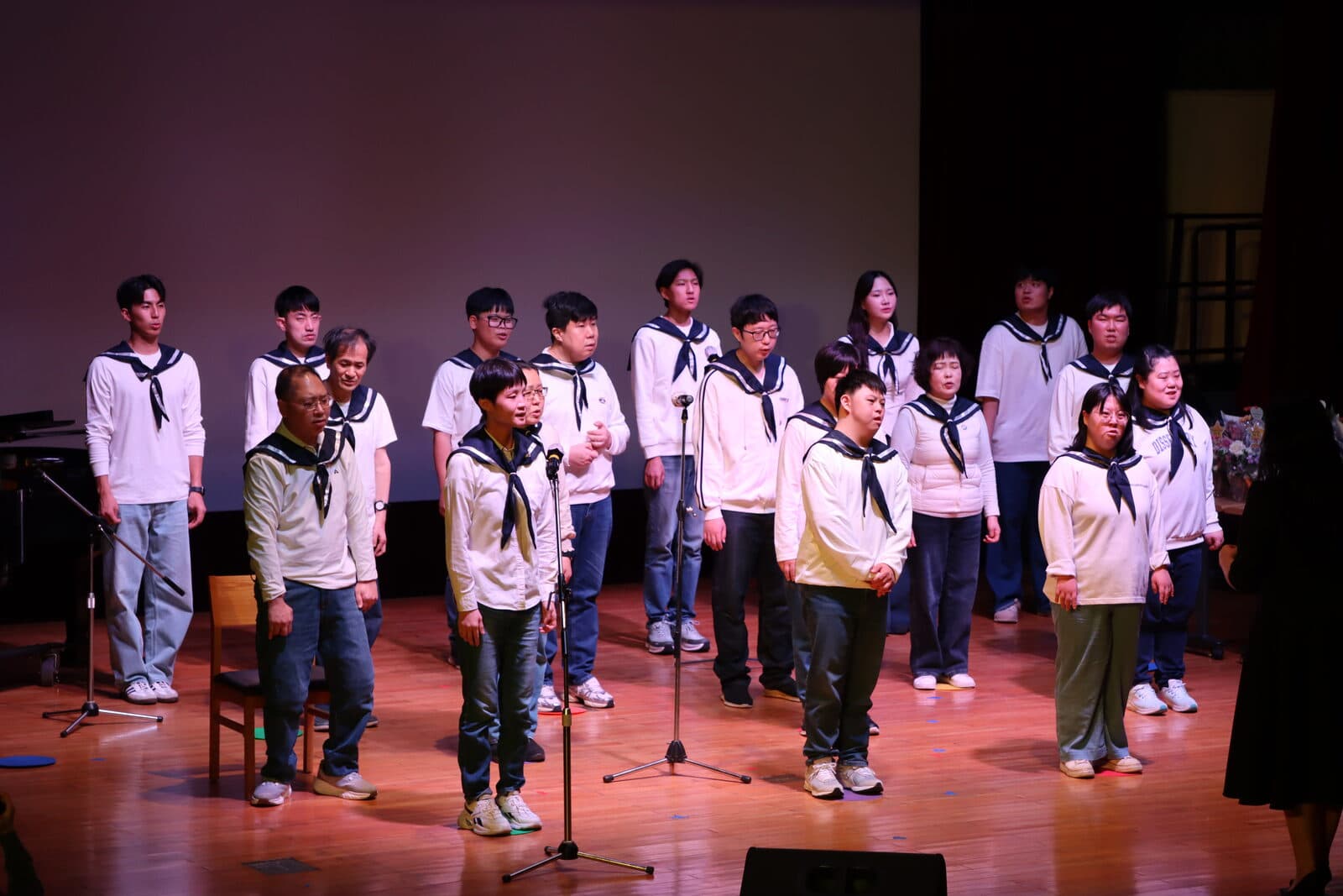 단체 합창 공연